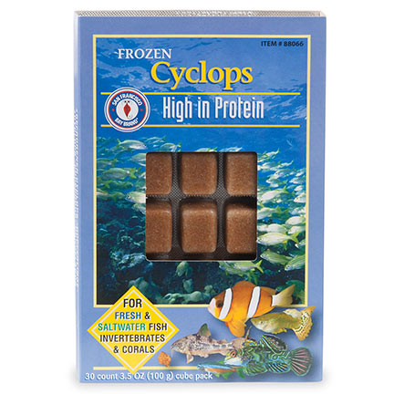 San Francisco Bay Brand® Frozen Cyclops Fresh & Saltwater Fish Food