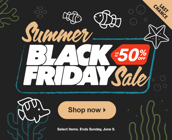 Save up to 50% with Summer Black Friday