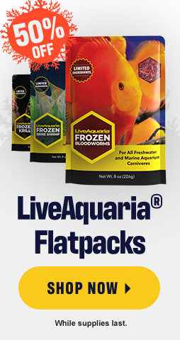 LiveAquaria Flatpacks 50% OFF