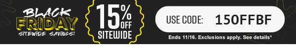 15% OFF Sitewide